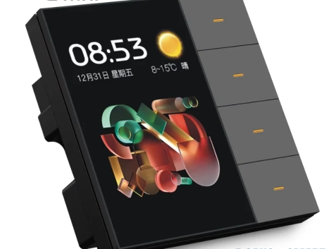 4-gang-smart-home-controller-Touch-Screen